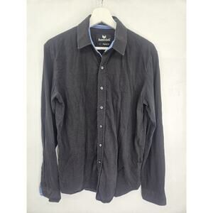 Butter Cloth Shirt Men Sz Small Black Xtra Soft Long Sleeve Cotton Icy Cotton